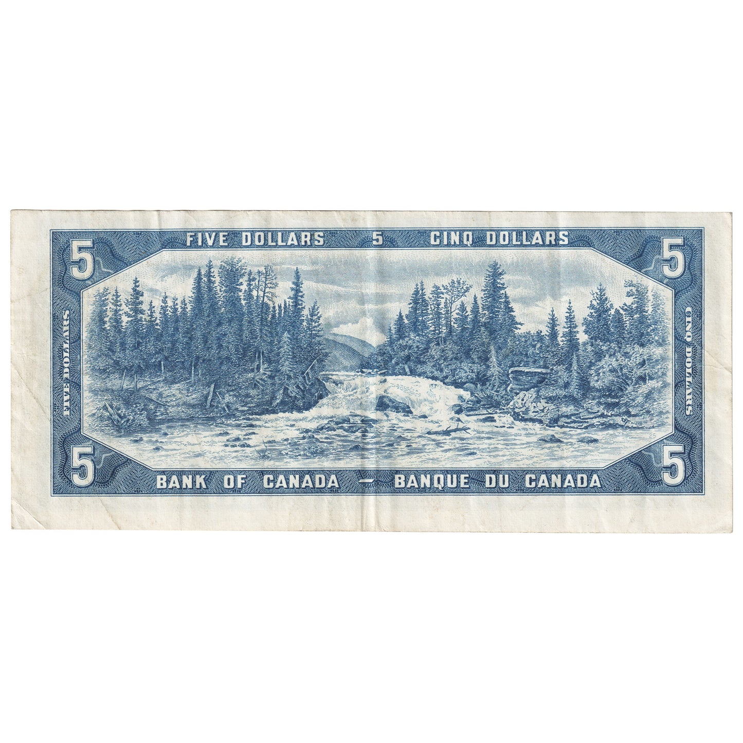 BC-39a 1954 Canada $5 Beattie-Coyne, K/C, VF