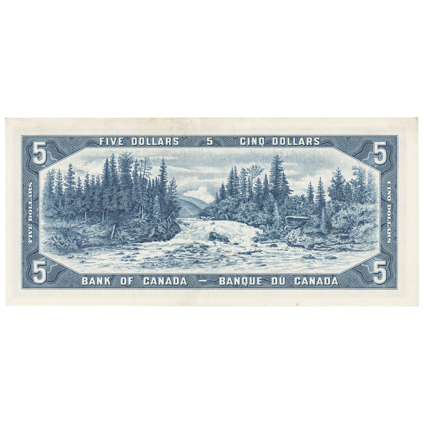 BC-39b 1954 Canada $5 Beattie-Rasminsky, K/S, Uncirculated (MS60)