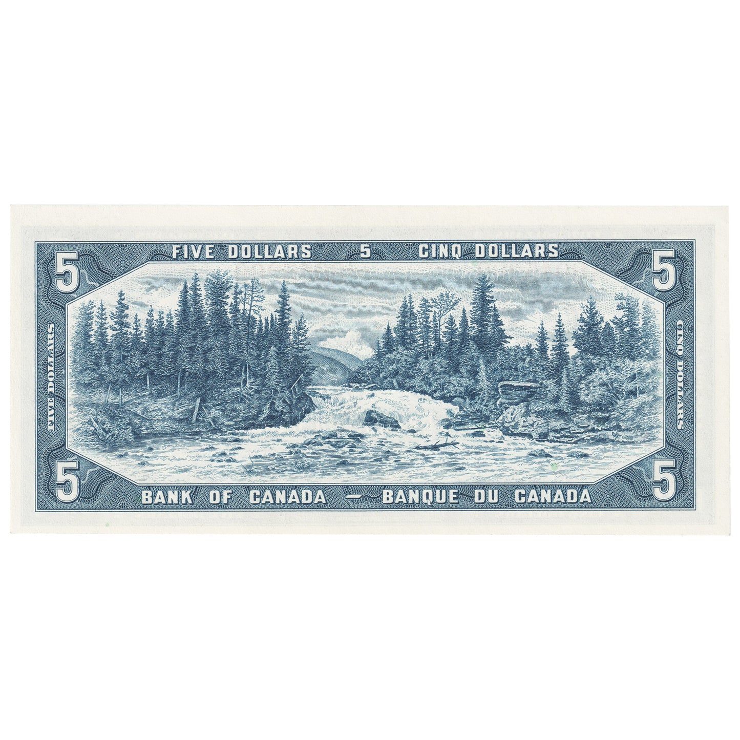 BC-39b 1954 Canada $5 Beattie-Rasminsky, J/X, UNC