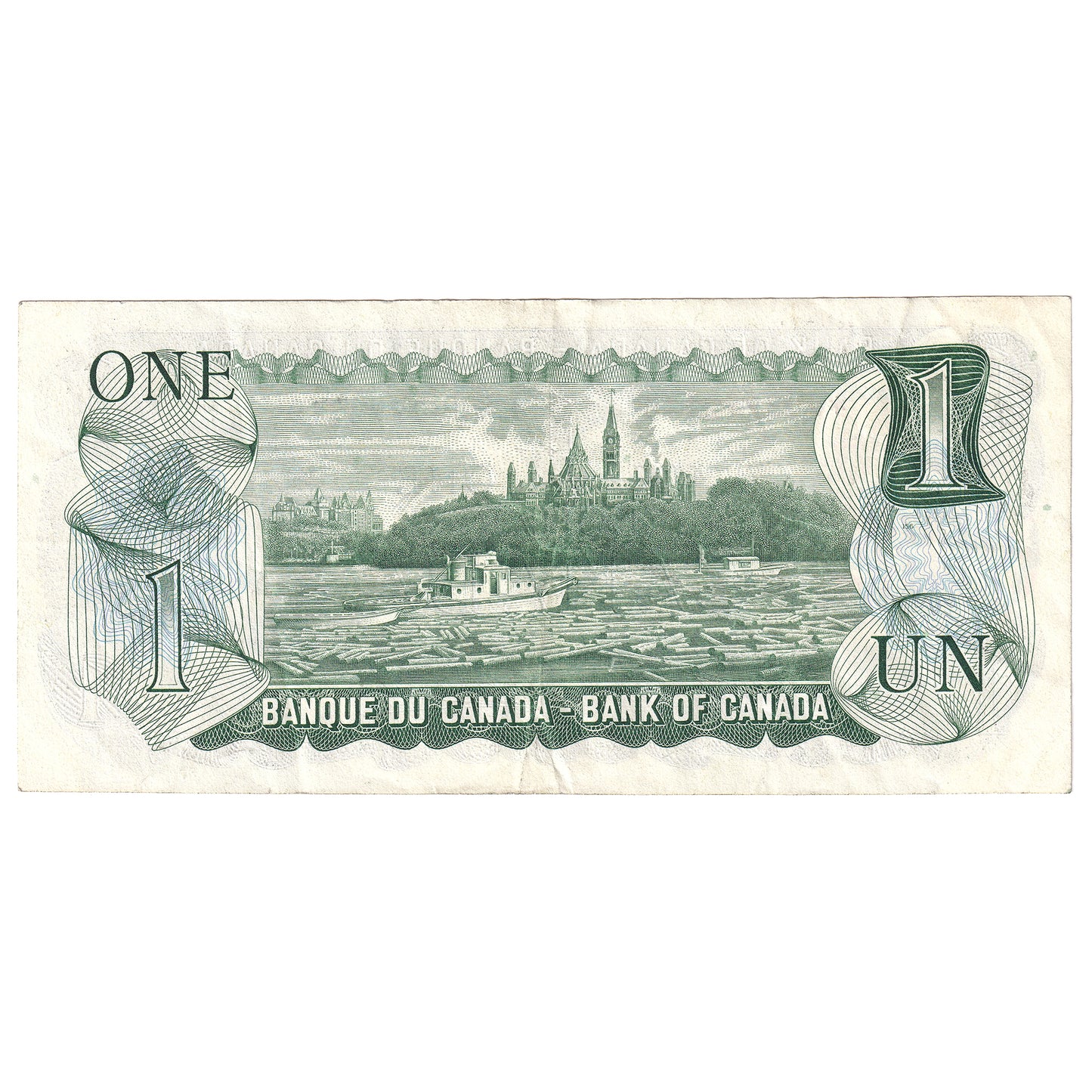 BC-46aA 1973 Canada $1 Lawson-Bouey, *GU, VF