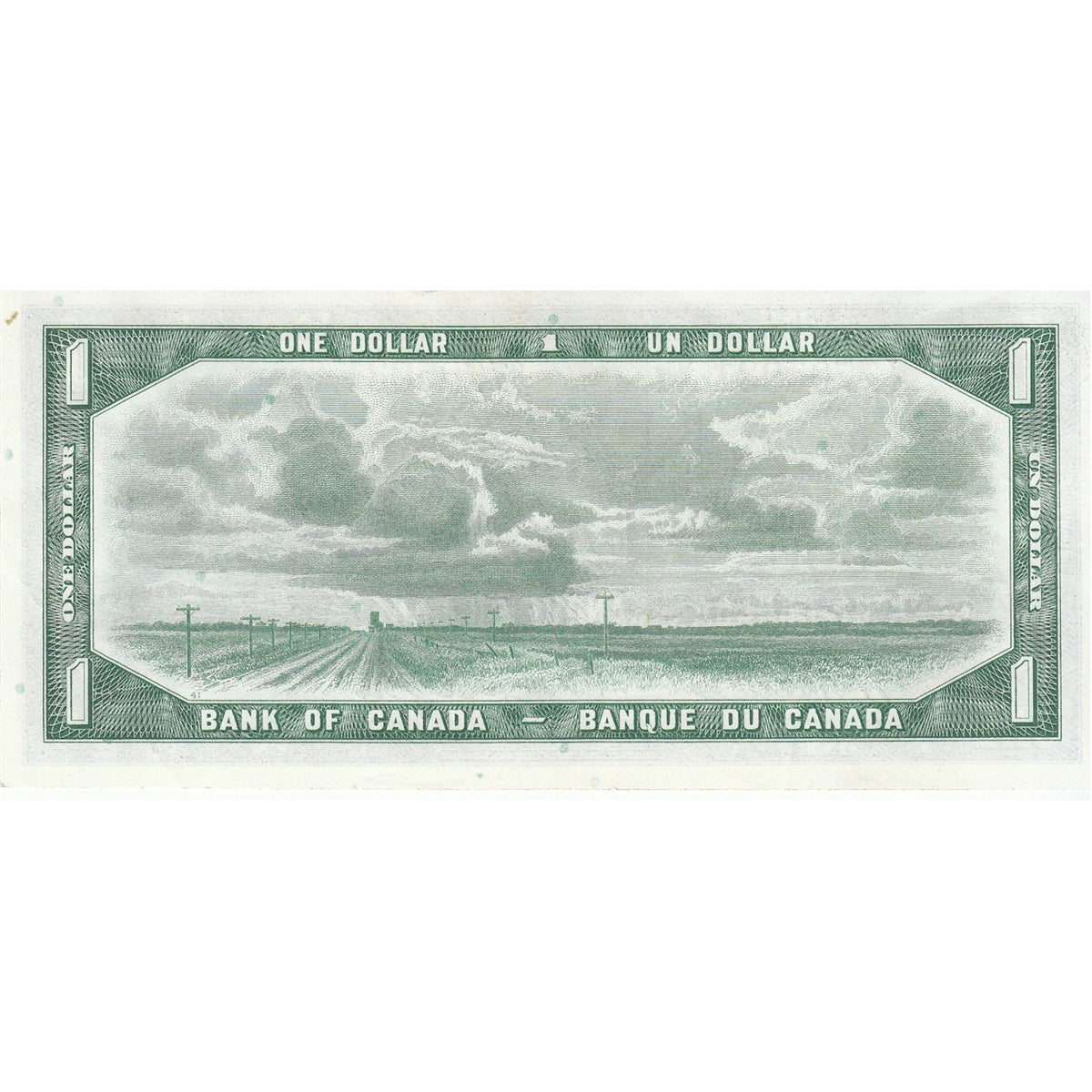 BC-37a 1954 Canada $1 Beattie-Coyne, Y/A, Almost Uncirculated (AU50)