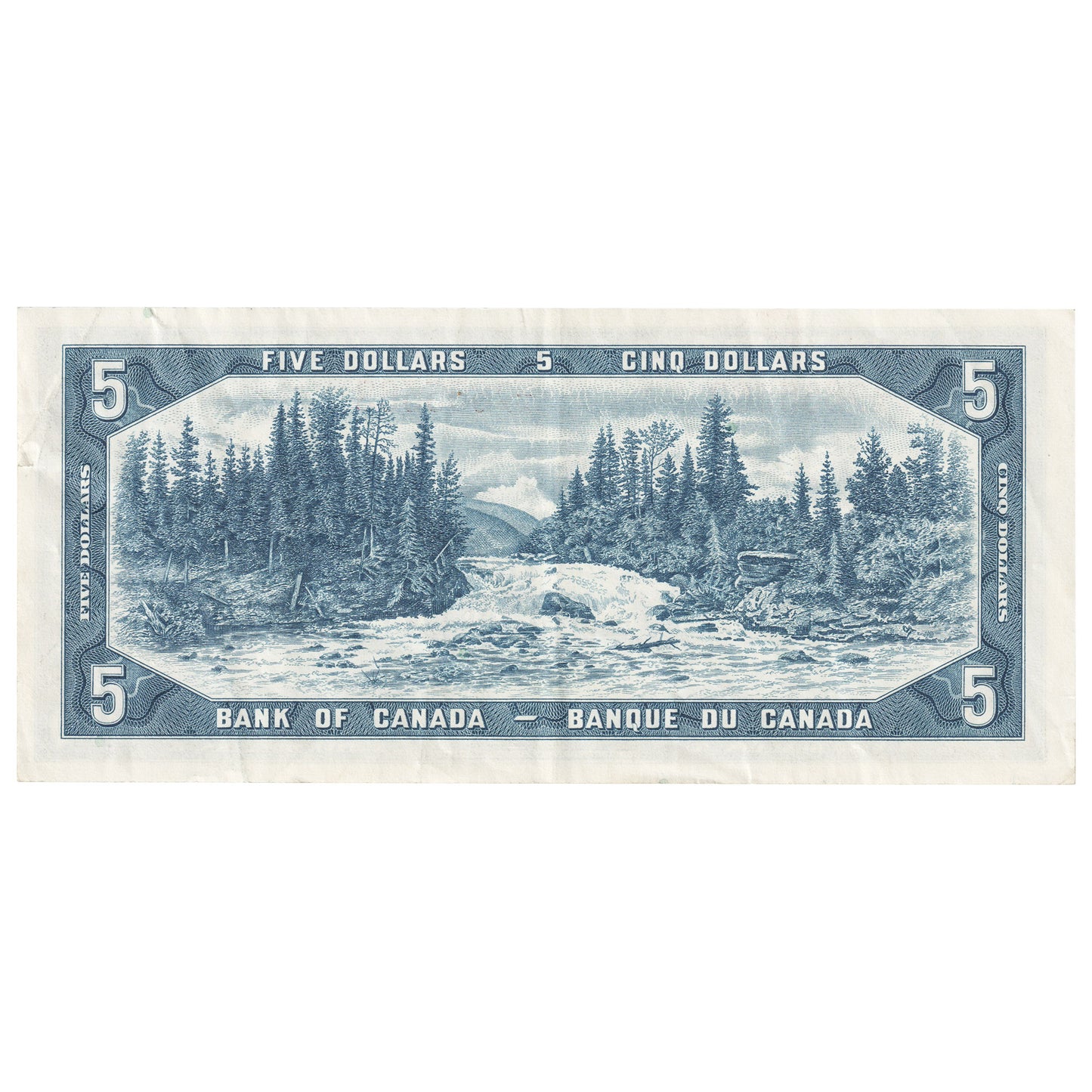 BC-39cA 1954 Canada $5 Bouey-Rasminsky, *R/X Above 7.64M, VF-EF (VF30)