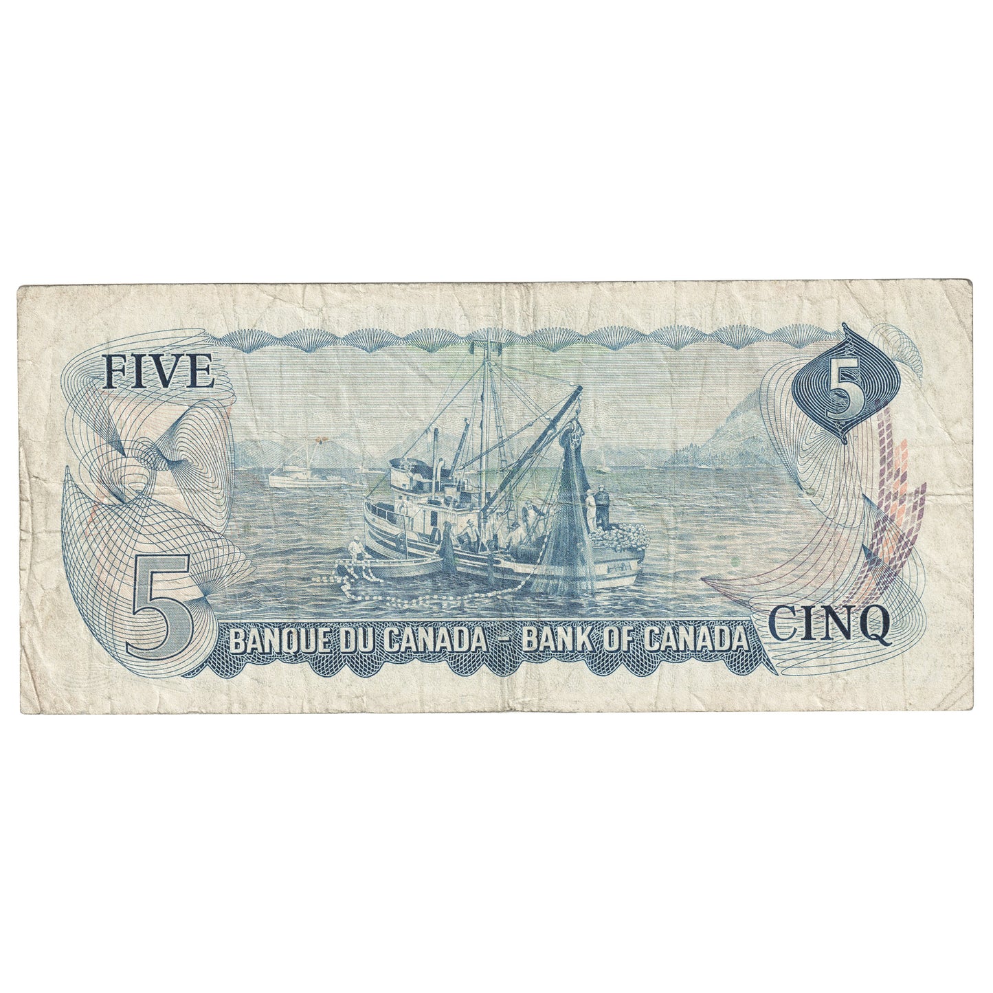 BC-48aA 1972 Canada $5 Bouey-Rasminsky, *CC, Circulated