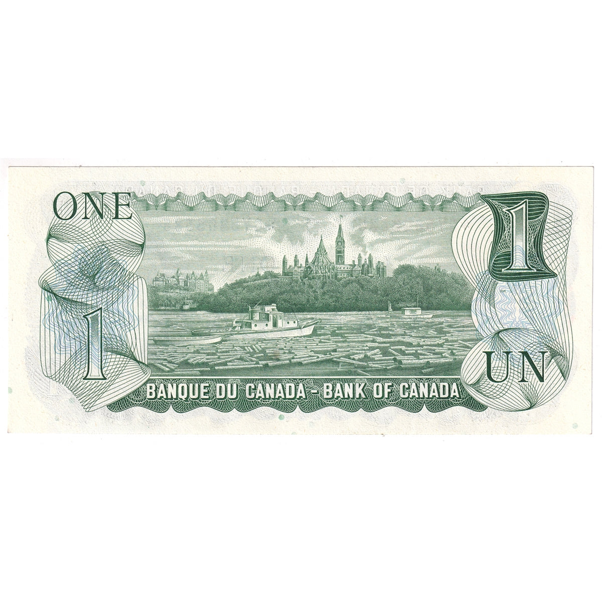 BC-46aA 1973 Canada $1 Lawson-Bouey, *GY, Choice Uncirculated (CUNC63)
