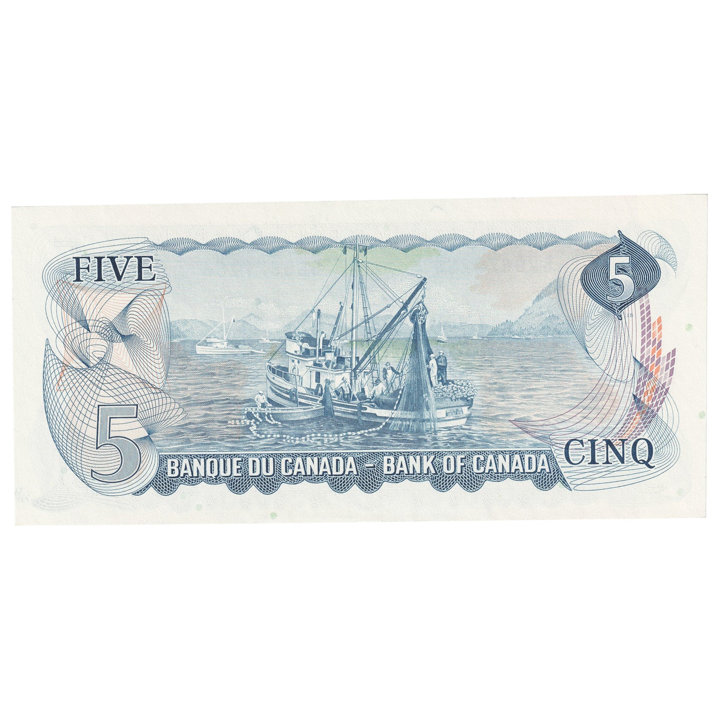 BC-48b 1972 Canada $5 Lawson-Bouey, SD, Extra Fine (EF40)