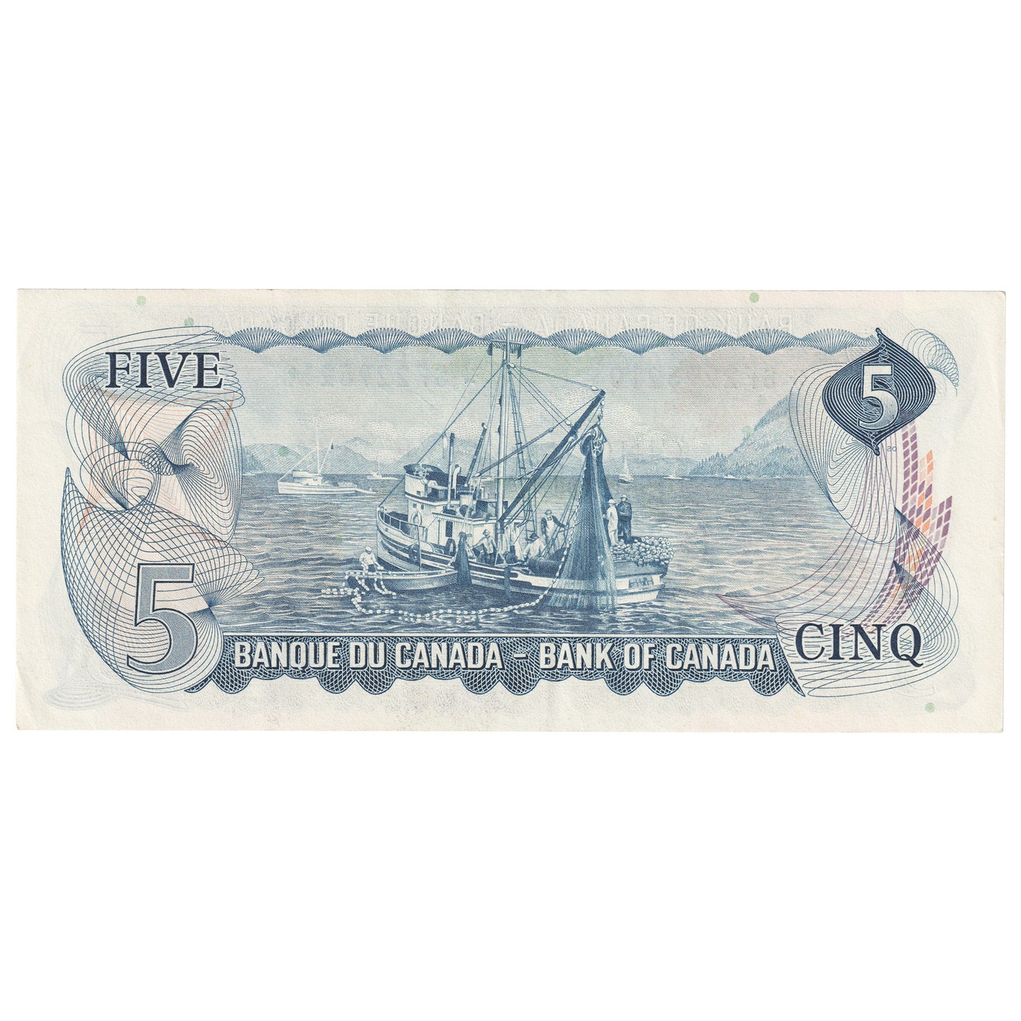 BC-48bA 1972 Canada $5 Lawson-Bouey, *SF, EF-AU (EF45)