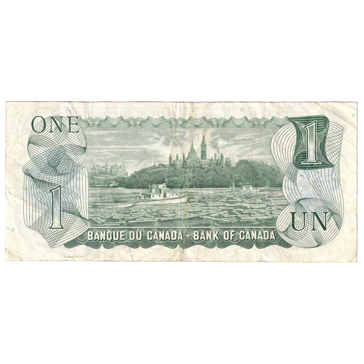 BC-46aA 1973 Canada $1 Lawson-Bouey, *GY, VF