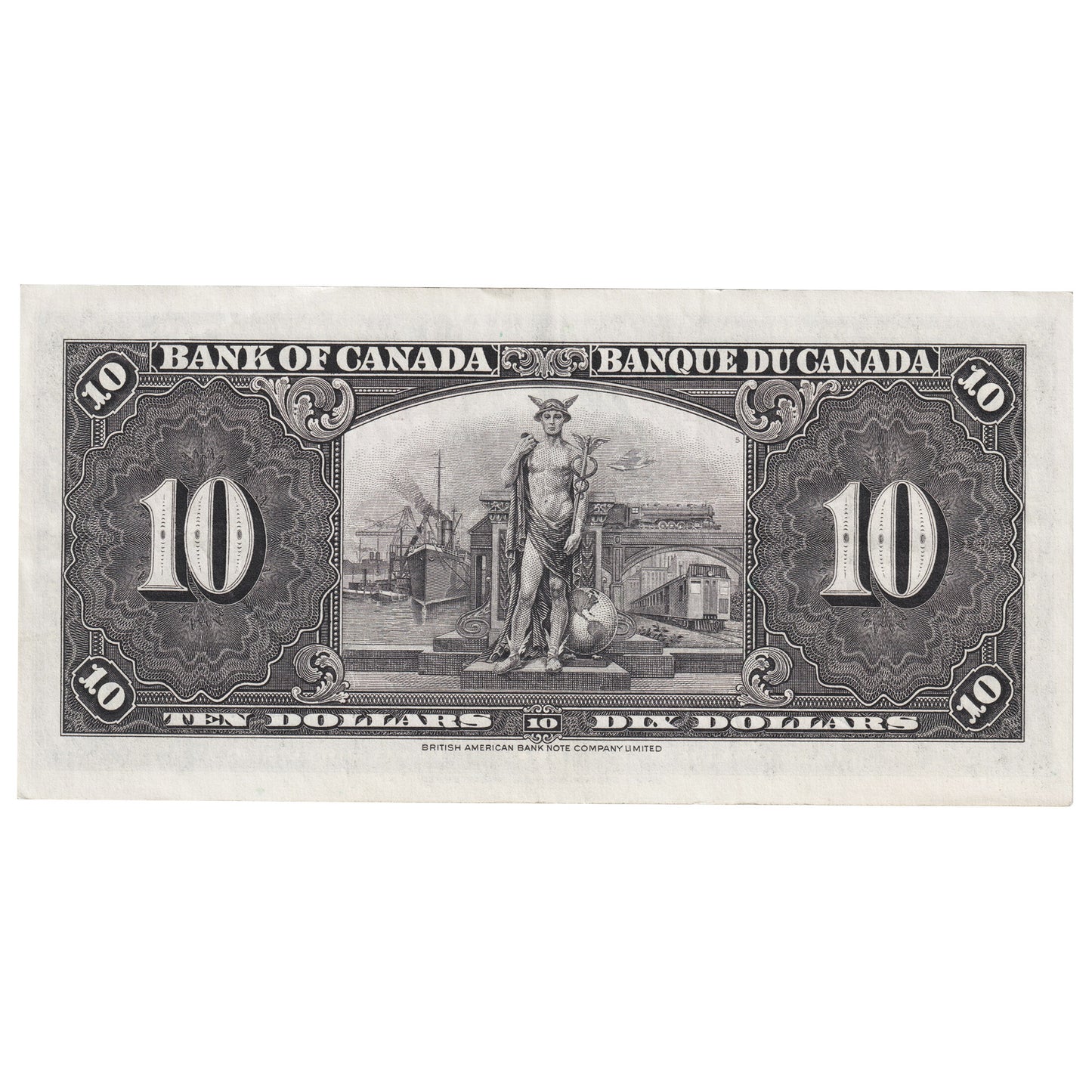 BC-24c 1937 Canada $10 Coyne-Towers, Z/D, EF-AU (EF45)