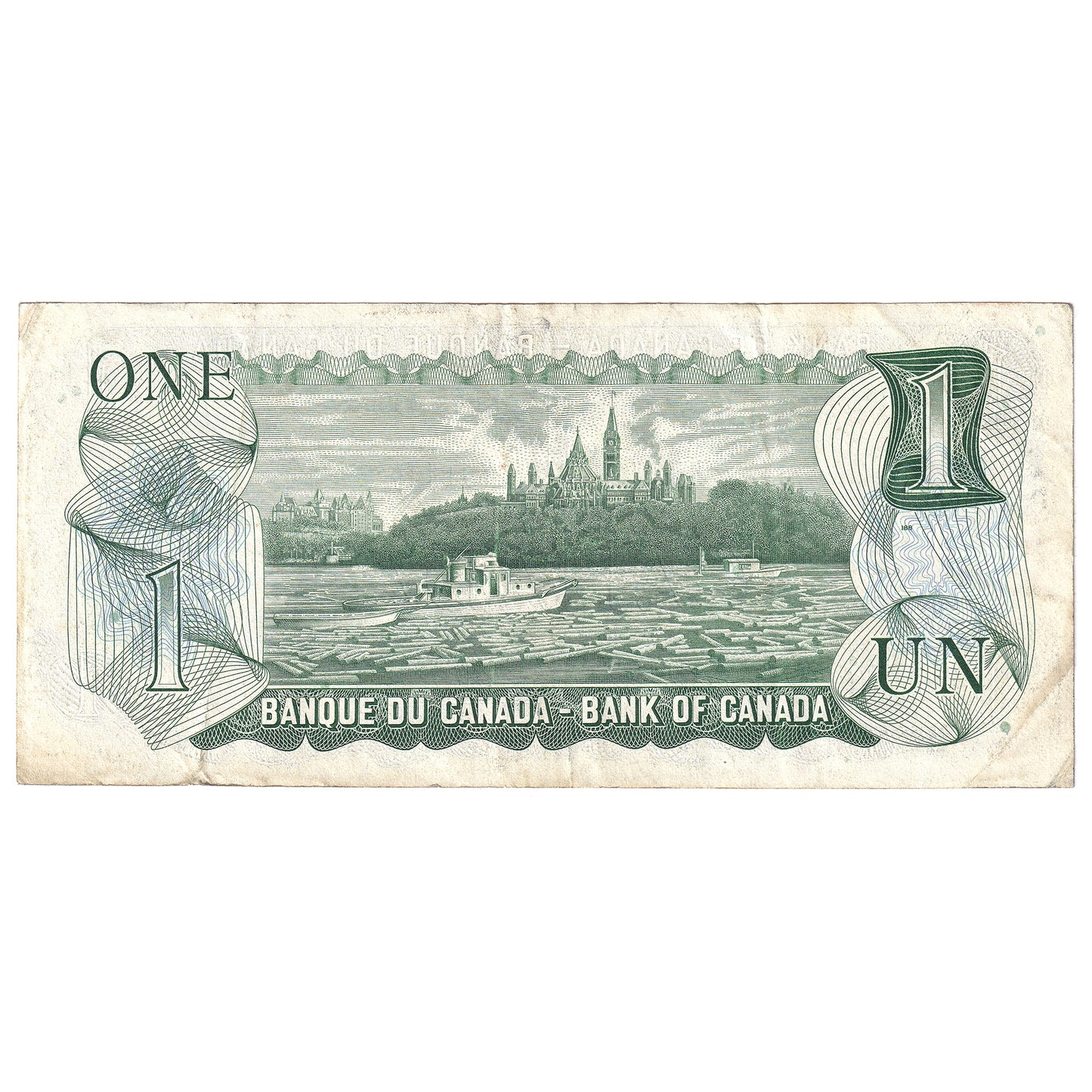 BC-46aA 1973 Canada $1 Lawson-Bouey, *GY, VF-EF
