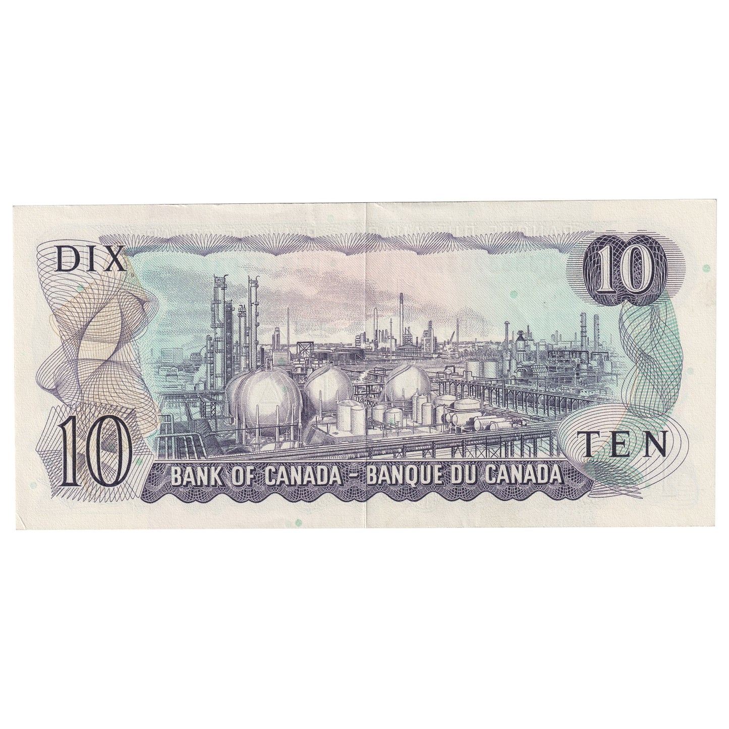 BC-49a 1971 Canada $10 Beattie-Rasminsky, DJ, EF-AU (EF45)