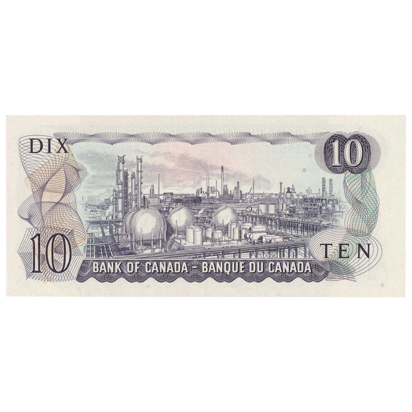 BC-49aA 1971 Canada $10 Beattie-Rasminsky, *DA, Almost Uncirculated (AU50)