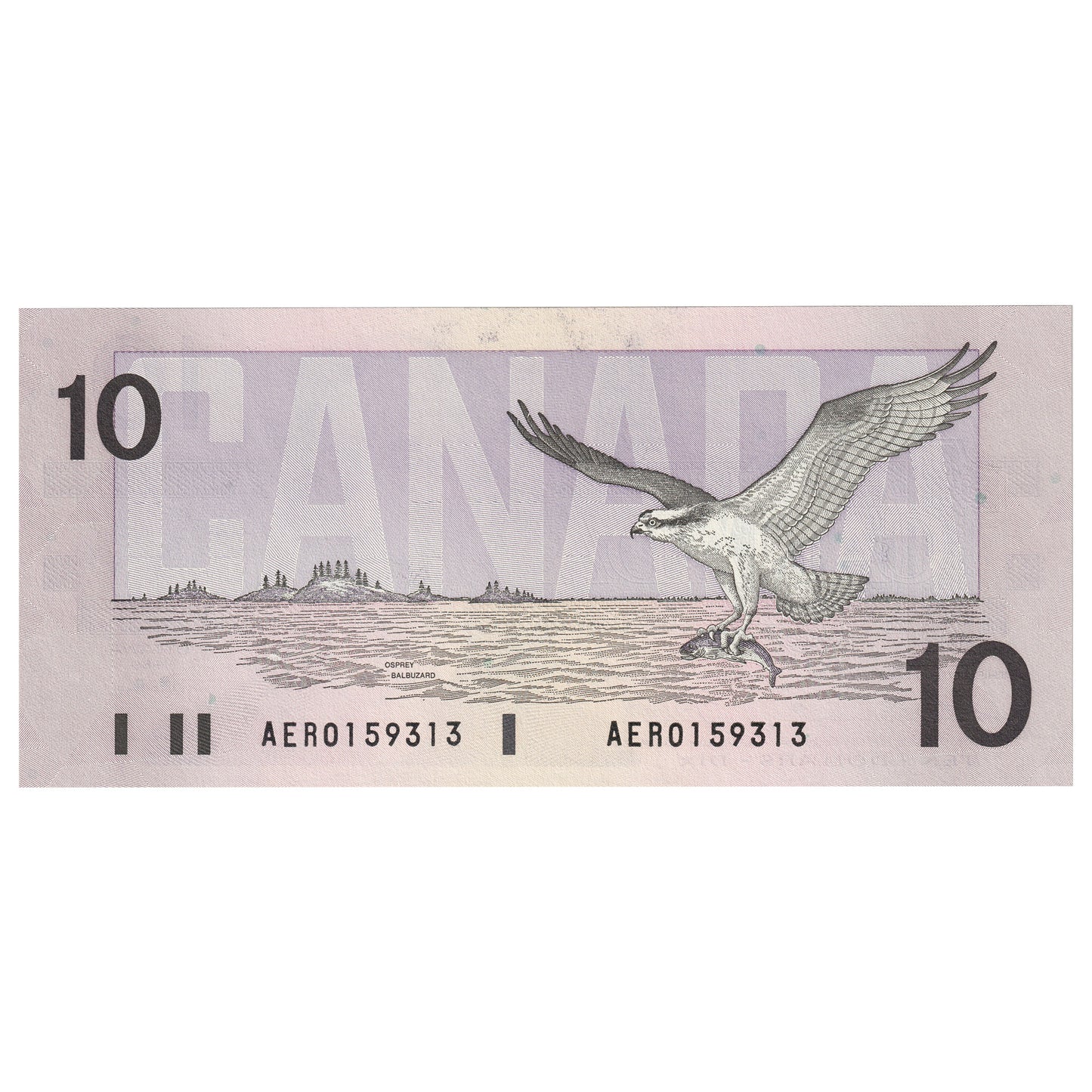 BC-57a 1989 Canada $10 Thiessen-Crow, AER, CUNC