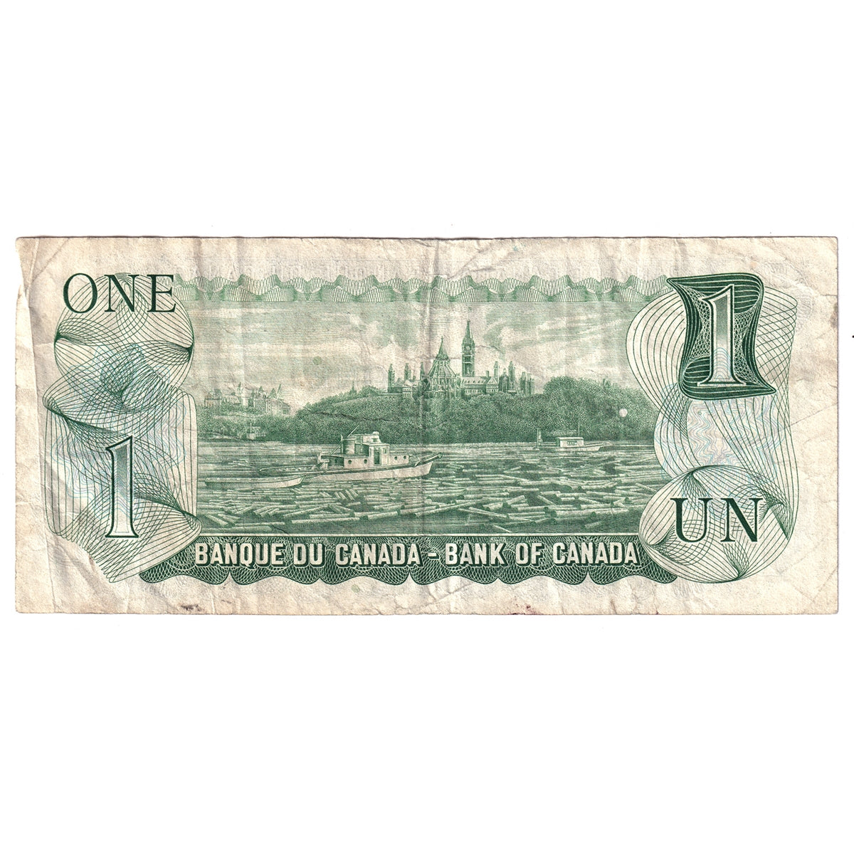 BC-46aA 1973 Canada $1 Lawson-Bouey, *IL, Fine (F12)