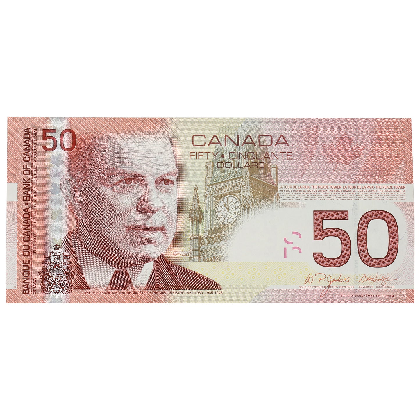 BC-65a 2004 Canada $50 Jenkins-Dodge, AHA, Circulated