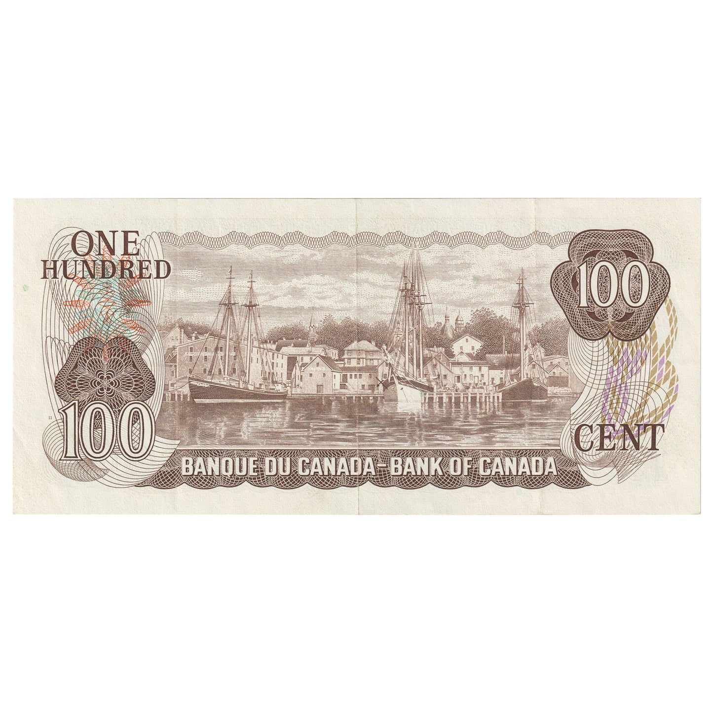 BC-52b 1975 Canada $100 Crow-Bouey, AJD, Circulated