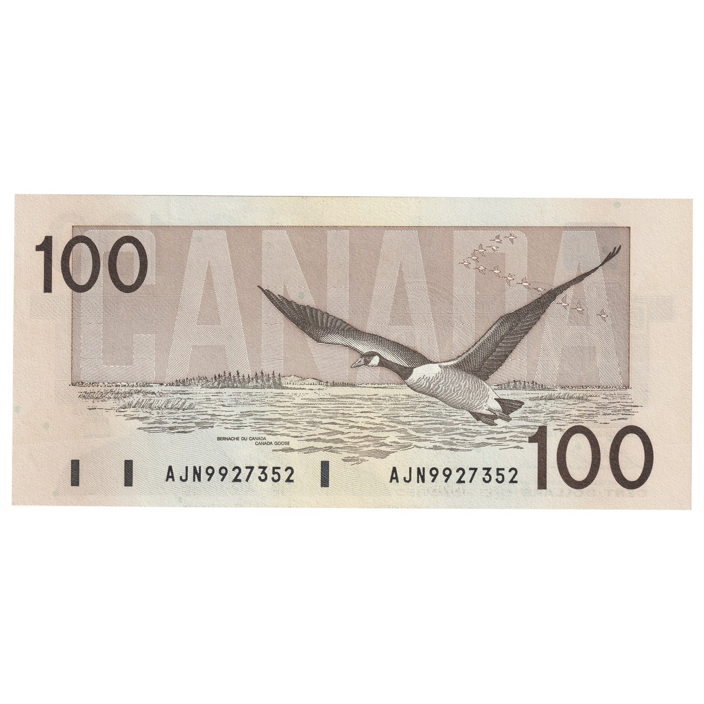 BC-60a 1988 Canada $100 Thiessen-Crow, AJN, UNC