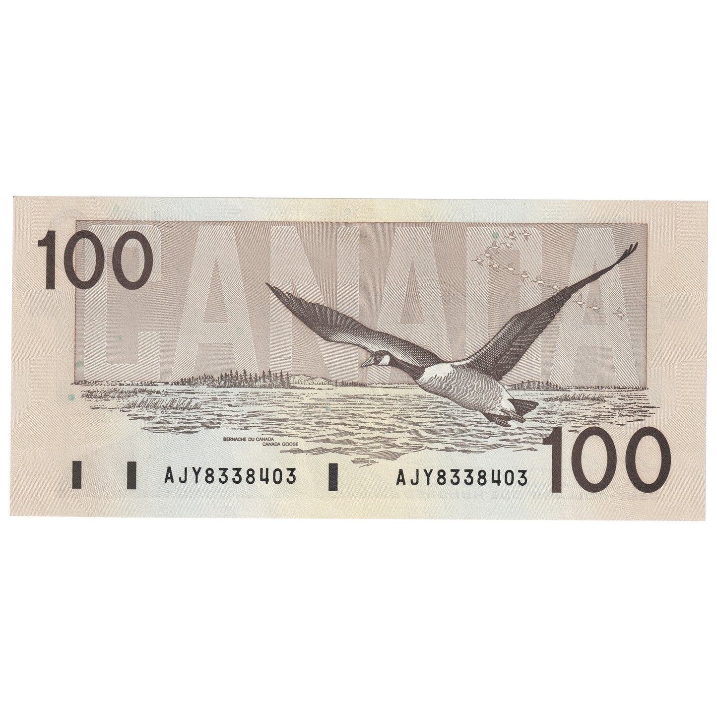 BC-60a 1988 Canada $100 Thiessen-Crow, AJY, UNC