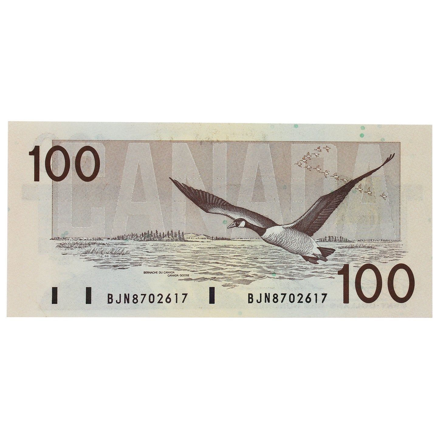BC-60c 1988 Canada $100 Knight-Thiessen, BJN, AU-UNC