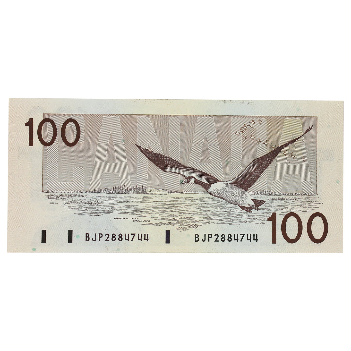 BC-60c 1988 Canada $100 Knight-Thiessen, BJP, AU-UNC