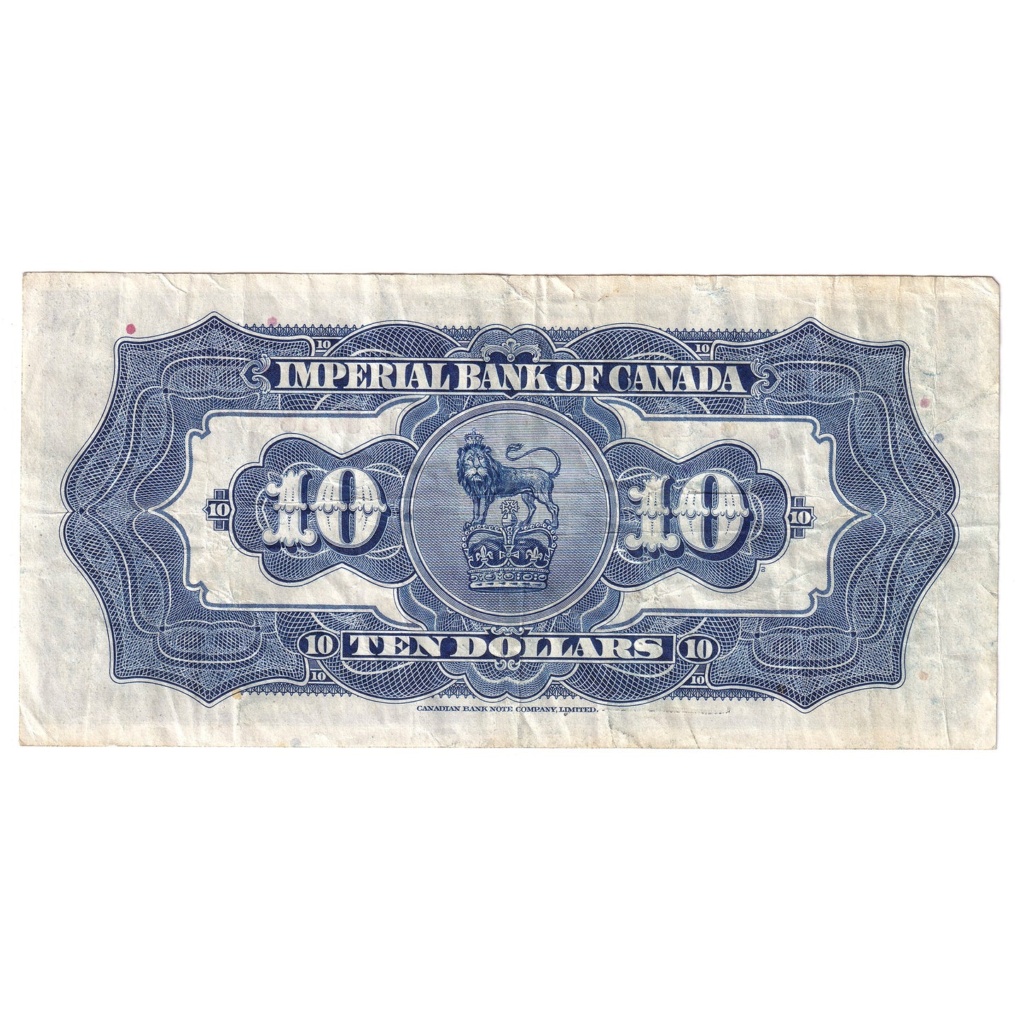 375-22-06 1934 Imperial Bank of Canada $10 Phipps-Rolph, Very Fine (VF20)
