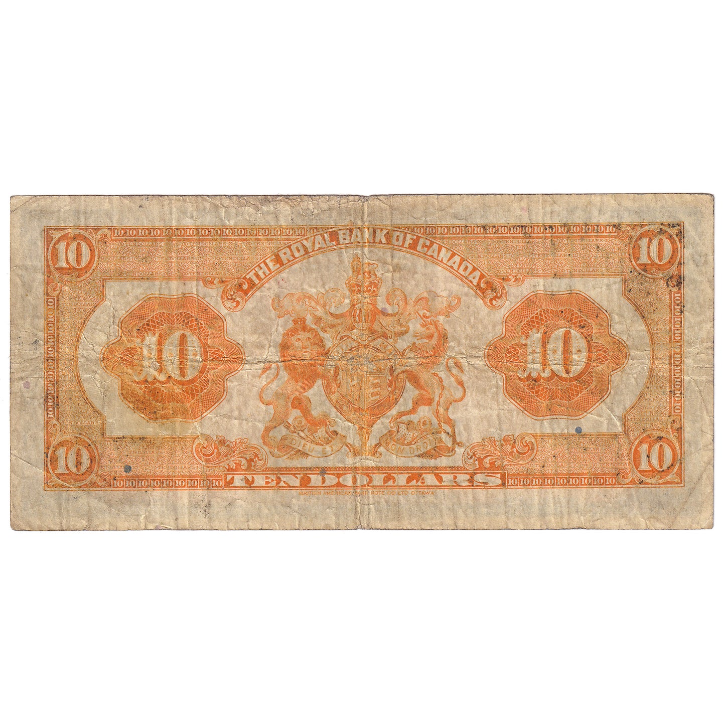 630-18-04a 1935 Royal Bank of Canada $10 Dobson-Wilson, Fine (F12)
