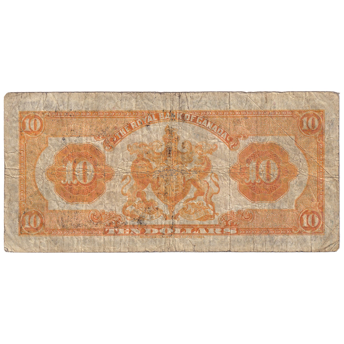 630-18-04a 1935 Royal Bank of Canada $10 Dobson-Wilson, Very Good (VG8)