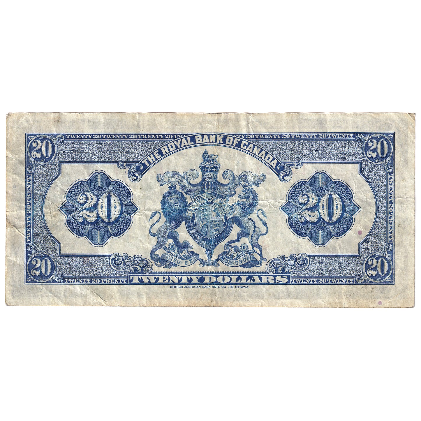 630-18-06a 1935 Royal Bank of Canada $20 Dobson-Wilson, VF