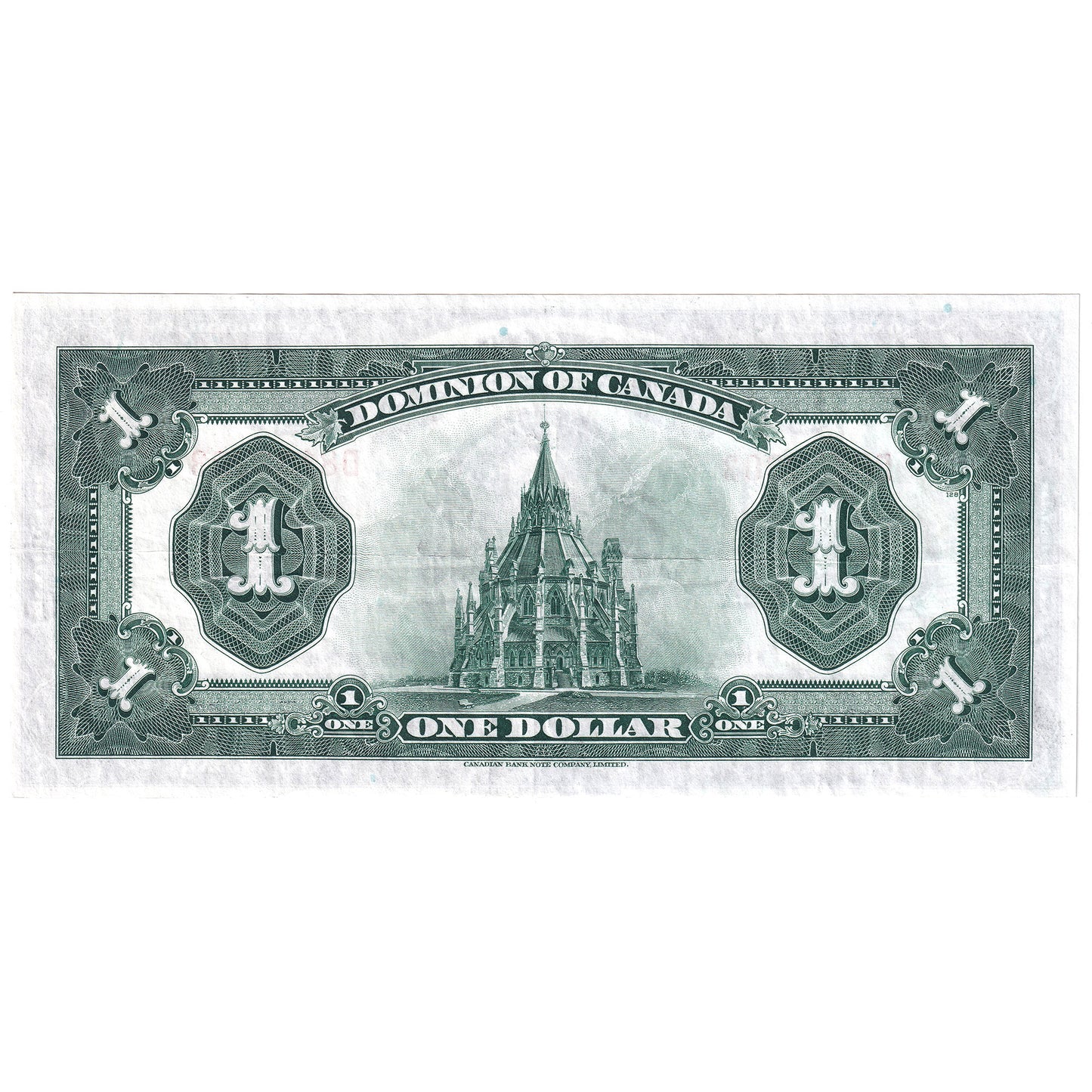 DC-25n 1923 Dominion $1 Campbell-Sellar, Black Seal, Group 3, VF-EF (VF30)