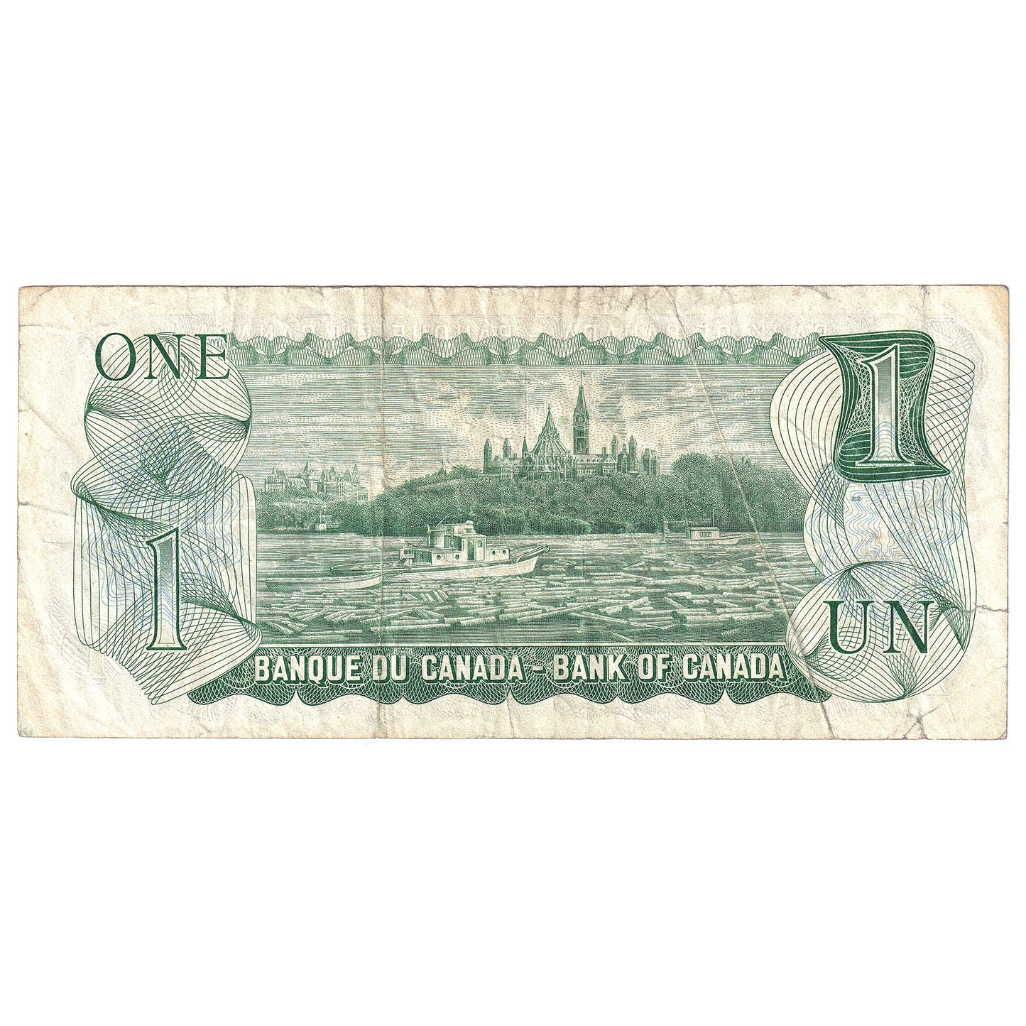 BC-46aA 1973 Canada $1 Lawson-Bouey, *MM, Circ
