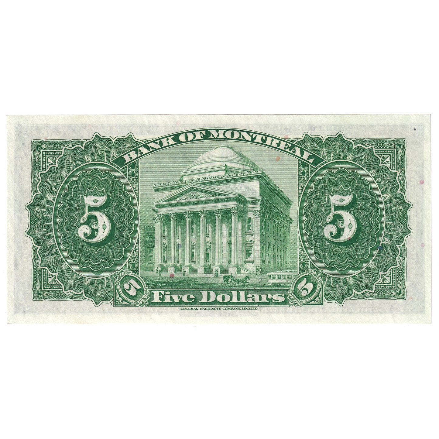 505-60-02 1935 Bank of Montreal $5 Bog-Gordon, CUNC
