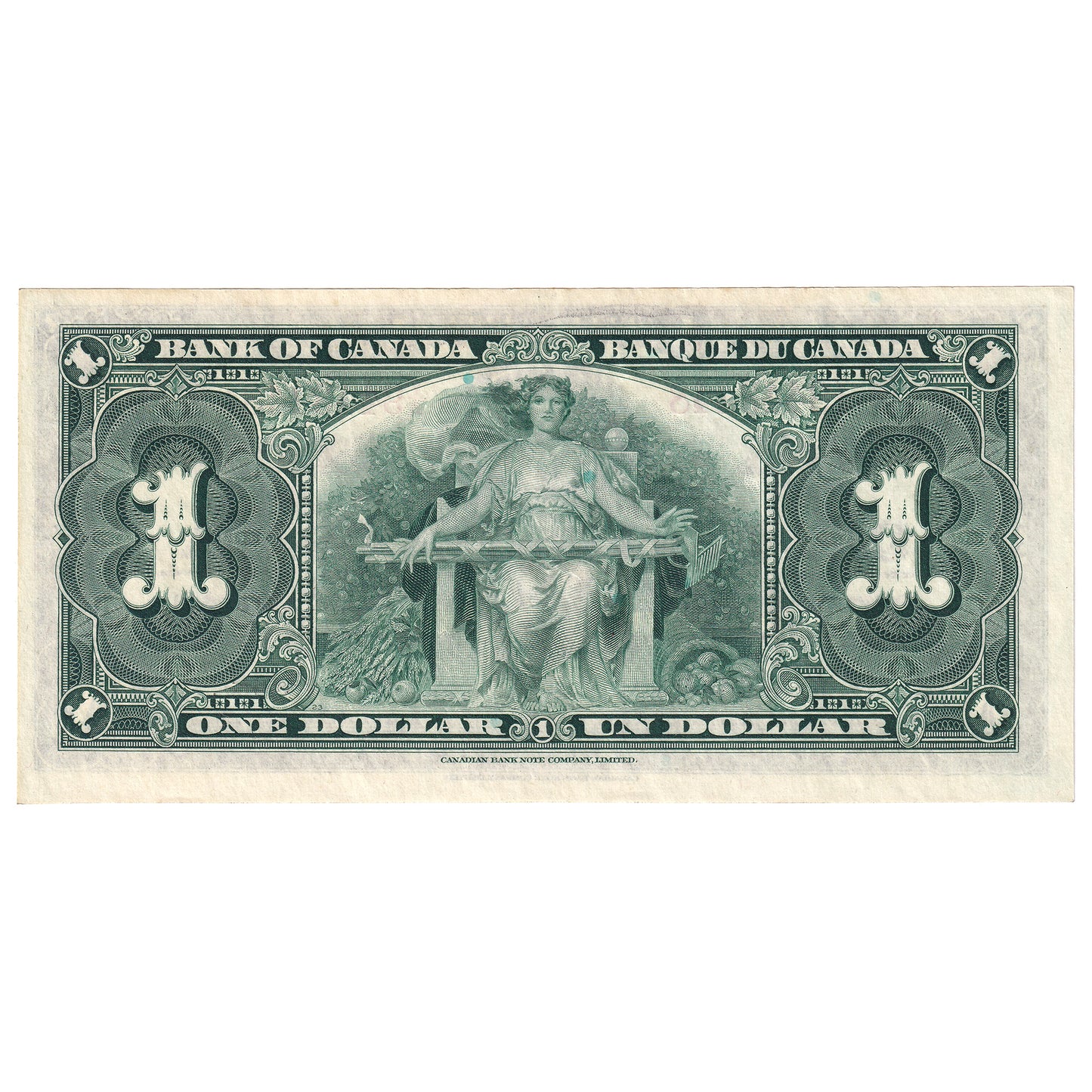 BC-21c 1937 Canada $1 Gordon-Towers, Y/A, AU-UNC