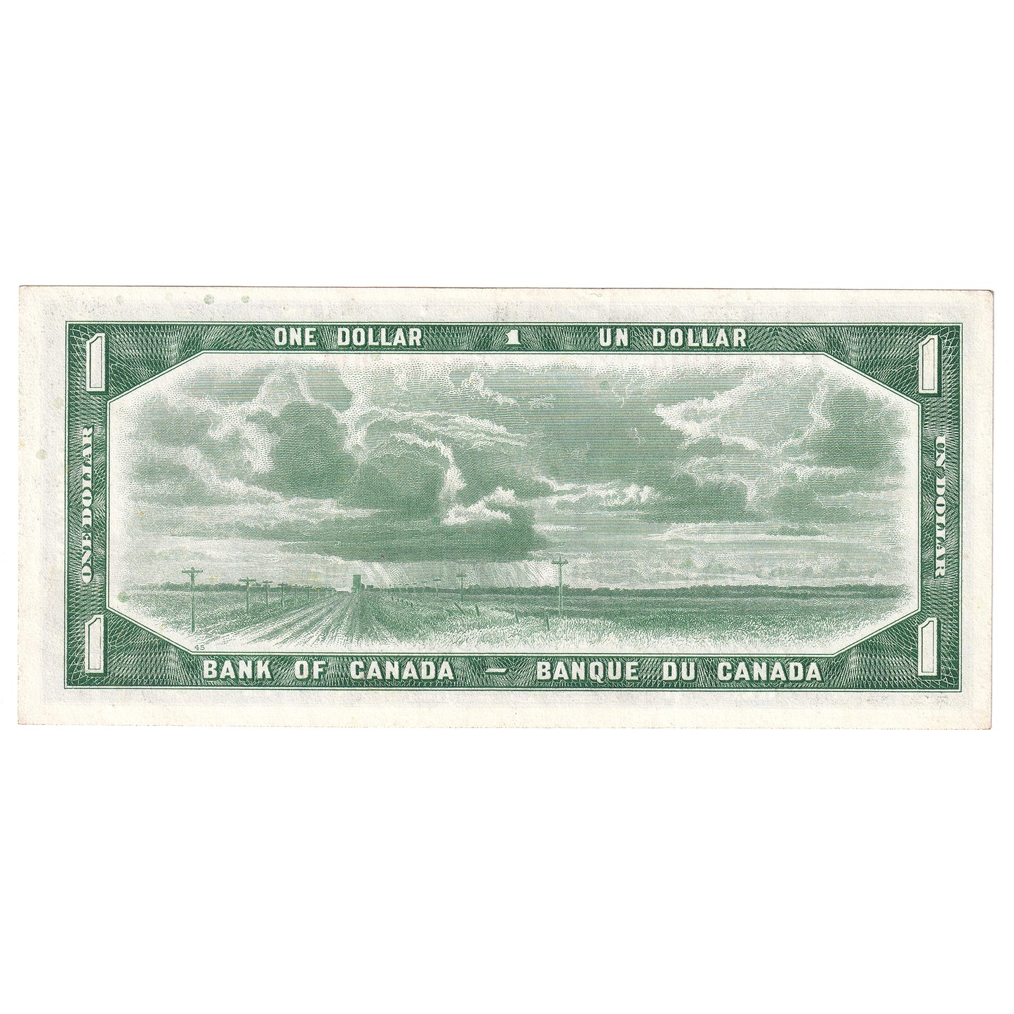 BC-37a 1954 Canada $1 Beattie-Coyne, F/L, AU-UNC