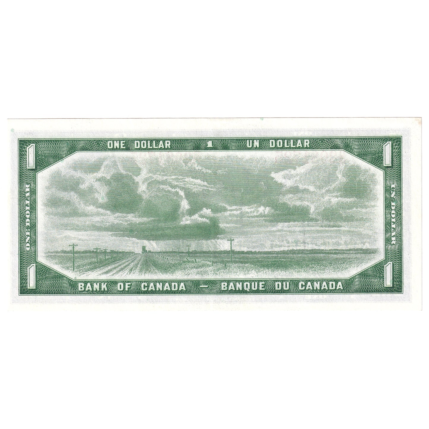 BC-37a-i 1954 Canada $1 Beattie-Coyne, D/M, EF-AU