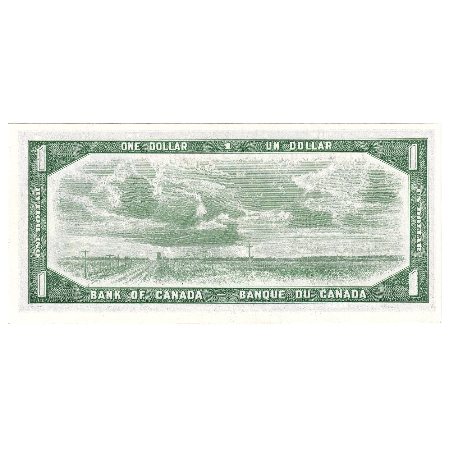 BC-37a-i 1954 Canada $1 Beattie-Coyne, F/M, Choice Uncirculated (CUNC63)