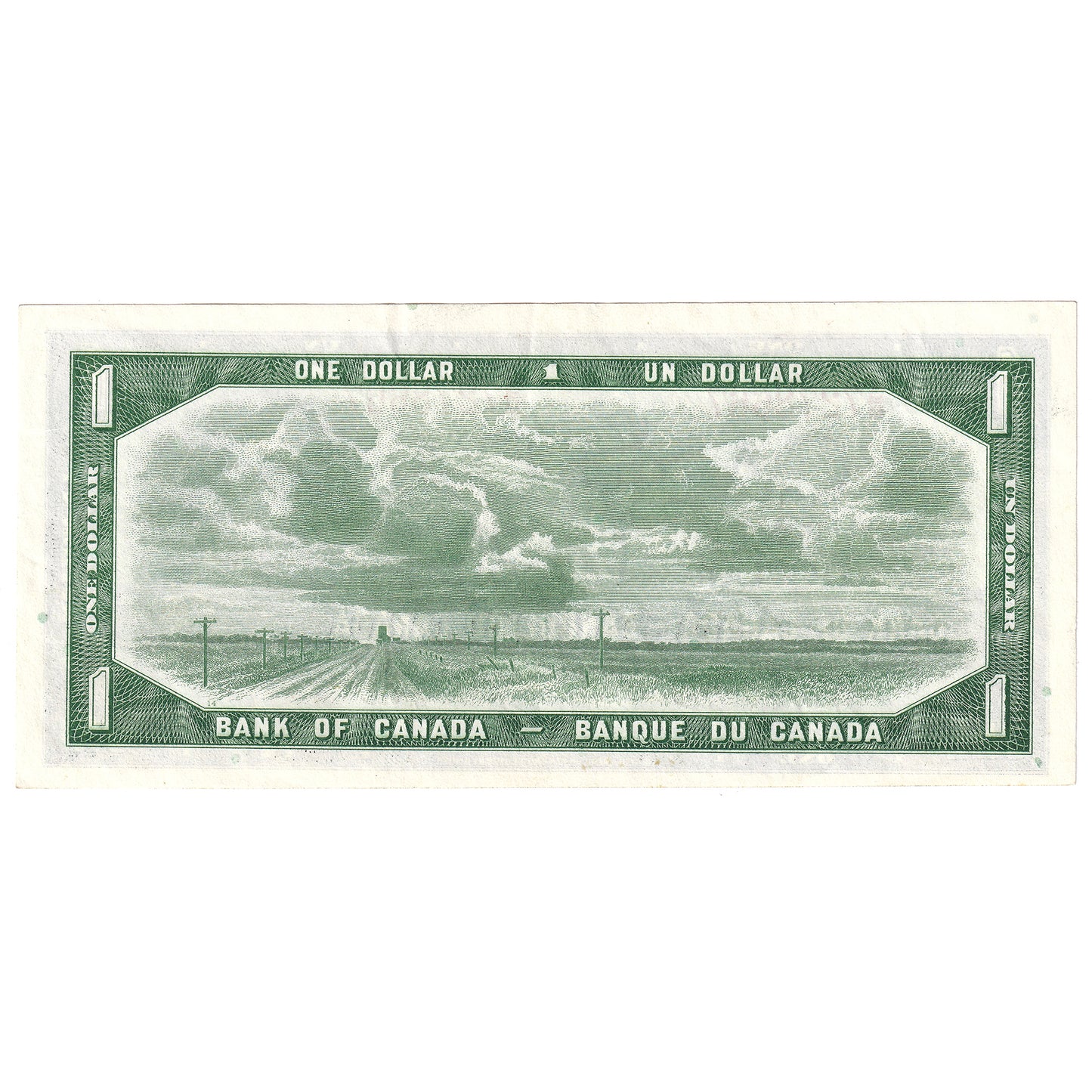 BC-37a-i 1954 Canada $1 Beattie-Coyne, G/M, AU-UNC