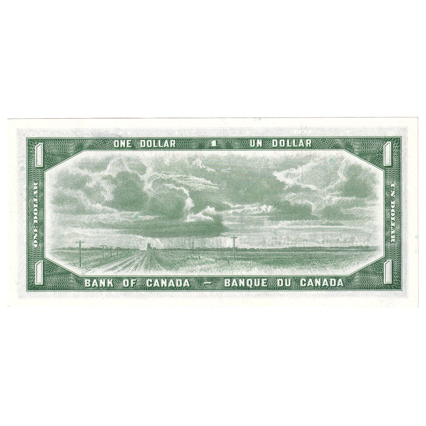 BC-37a-i 1954 Canada $1 Beattie-Coyne, G/M, AU