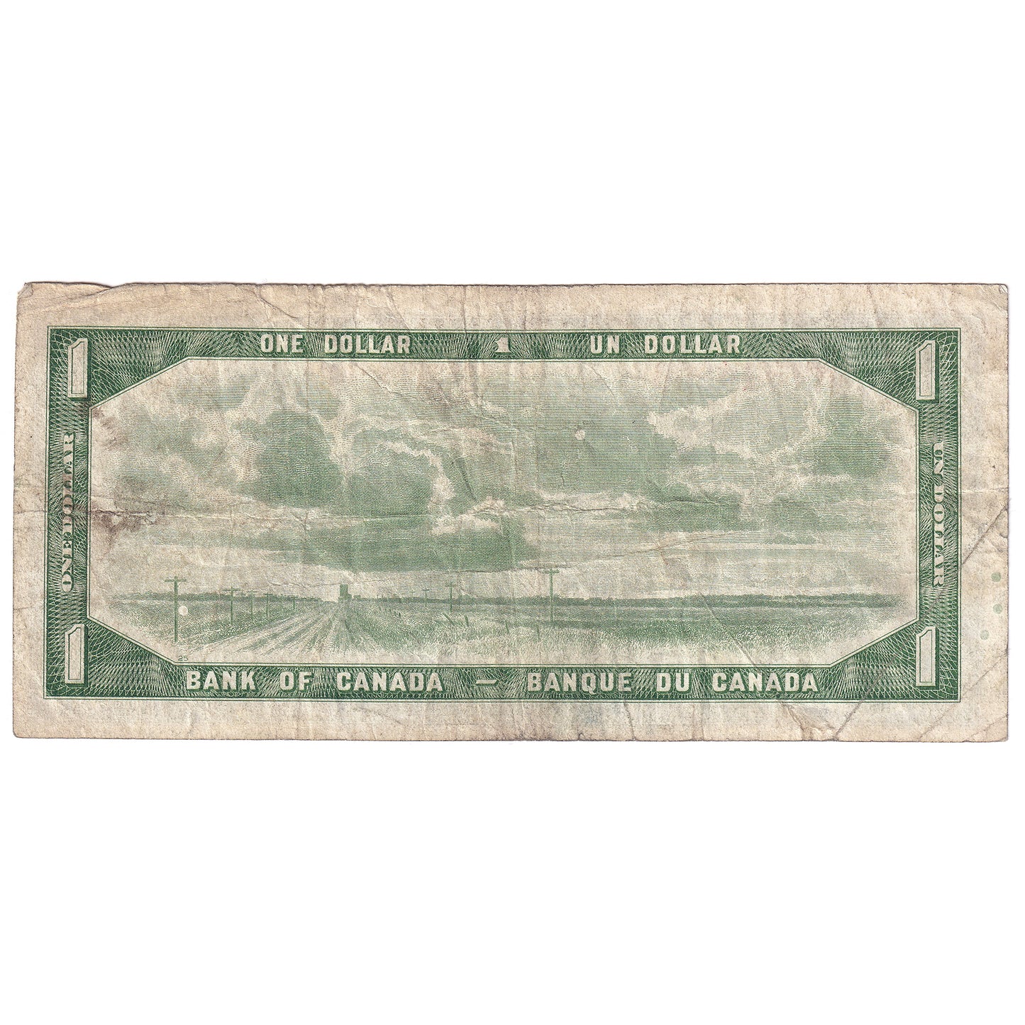 BC-37a-i 1954 Canada $1 Beattie-Coyne, H/M, F