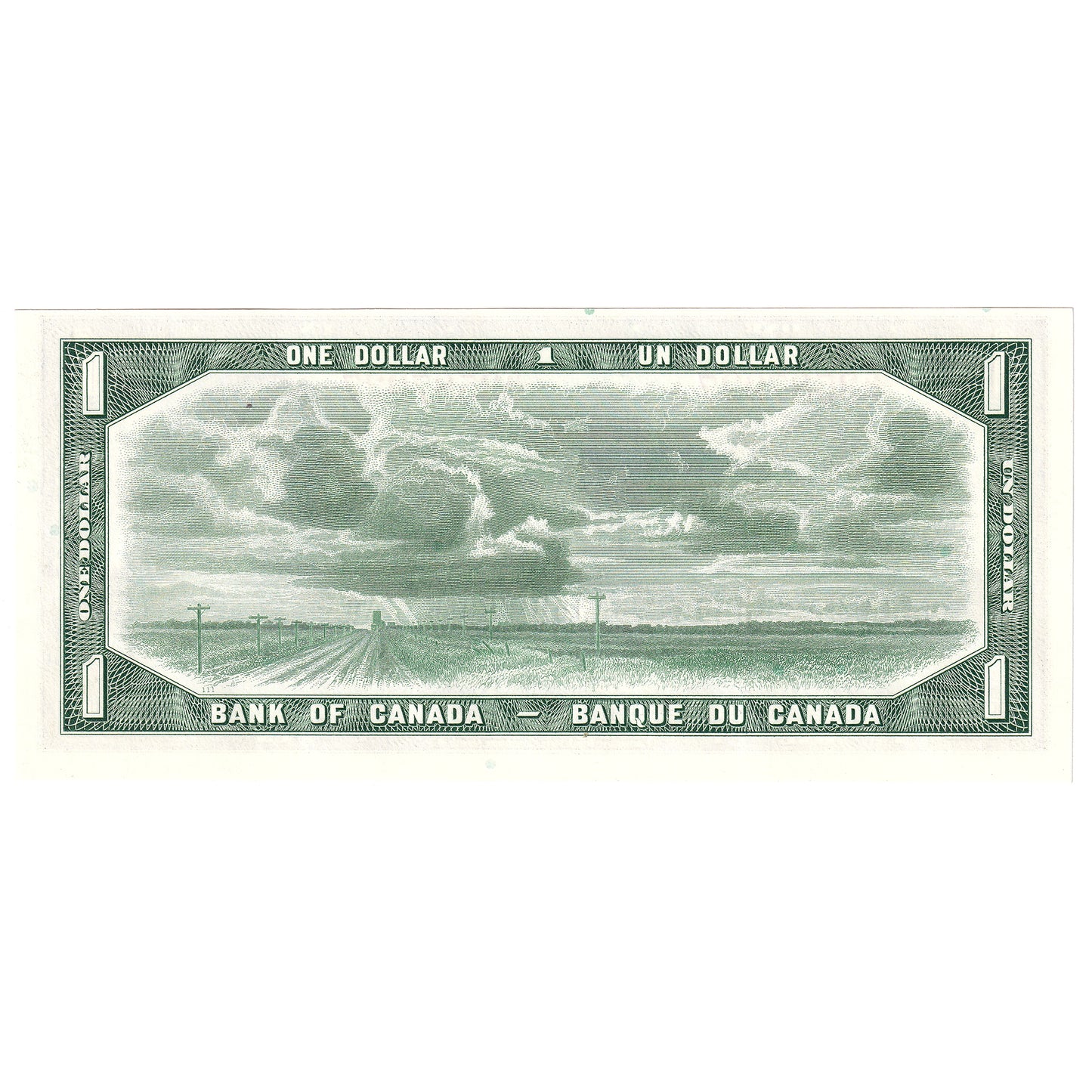 BC-37b 1954 Canada $1 Beattie-Rasminsky, G/O, CUNC