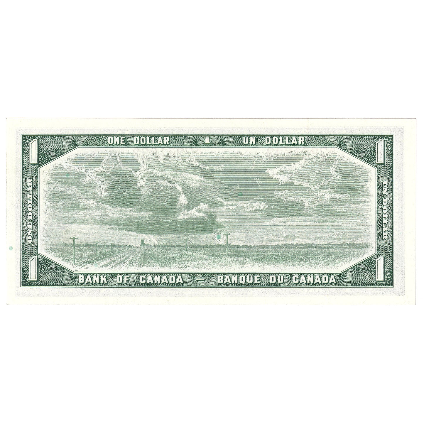 BC-37b-i 1954 Canada $1 Beattie-Rasminsky, M/Z, CUNC