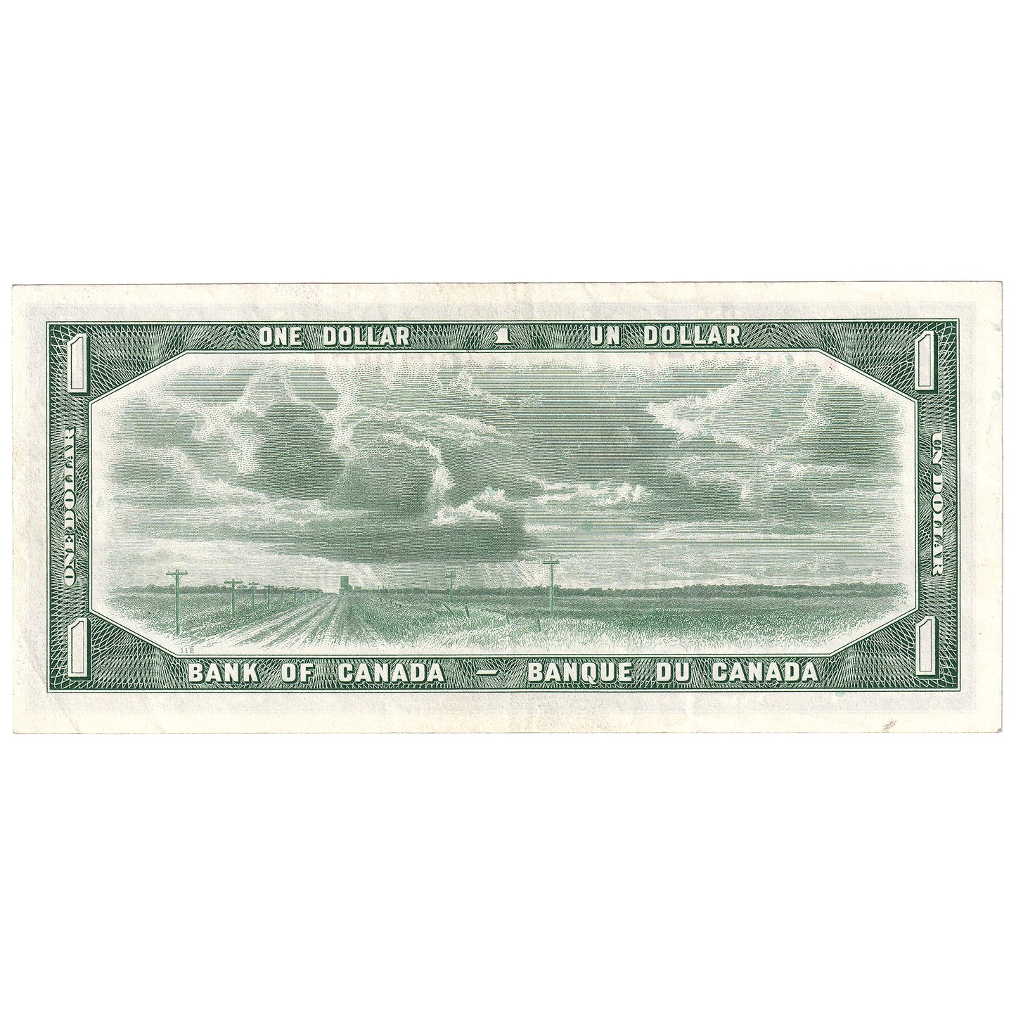 BC-37bA 1954 Canada $1 Beattie-Rasminsky, *I/O, EF