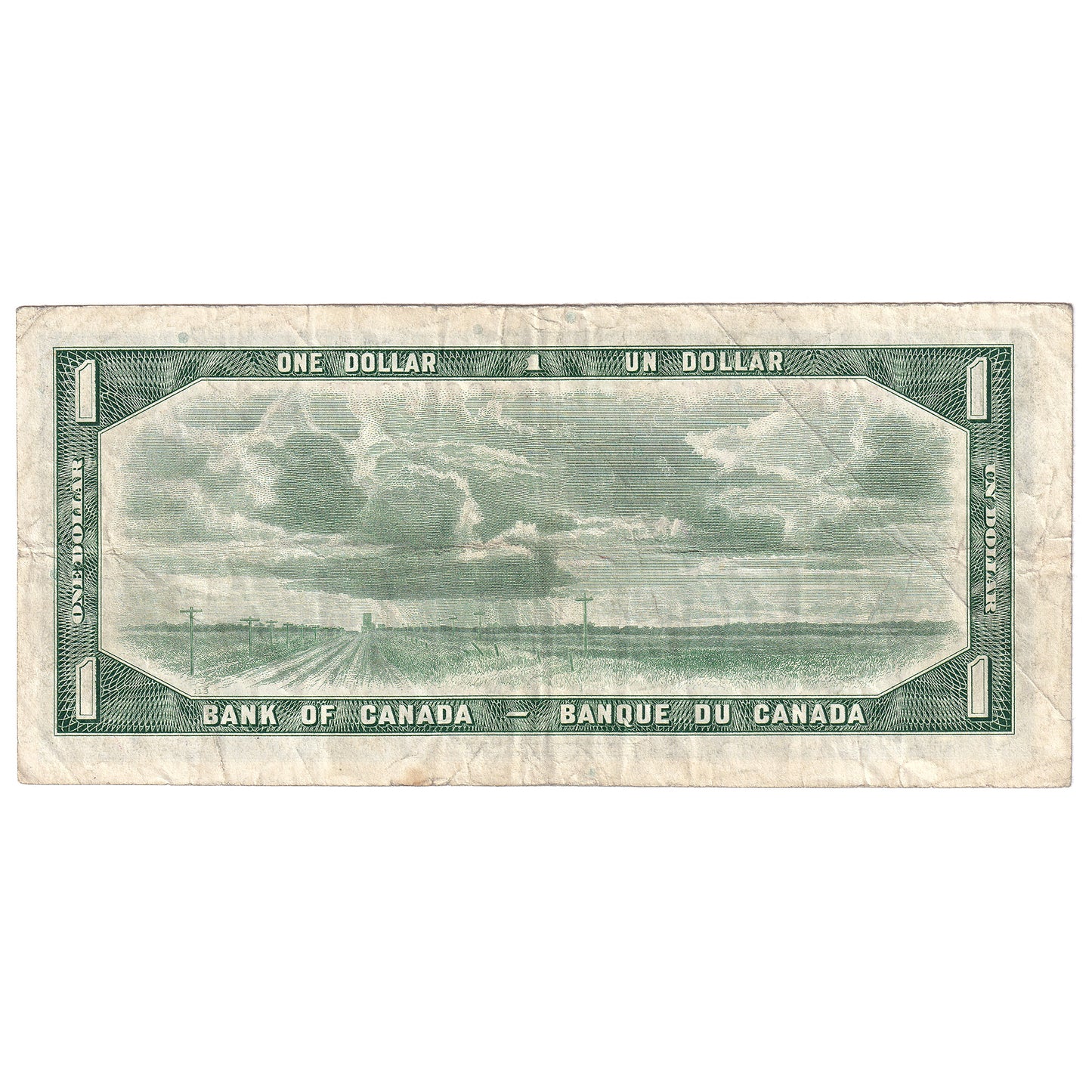 BC-37bA 1954 Canada $1 Beattie-Rasminsky, *I/O, F-VF