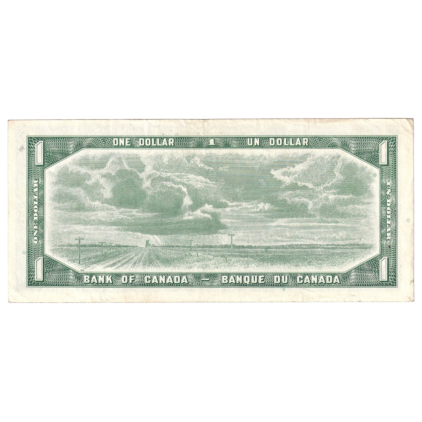 BC-37cA 1954 Canada $1 Bouey-Rasminsky, *H/F, EF
