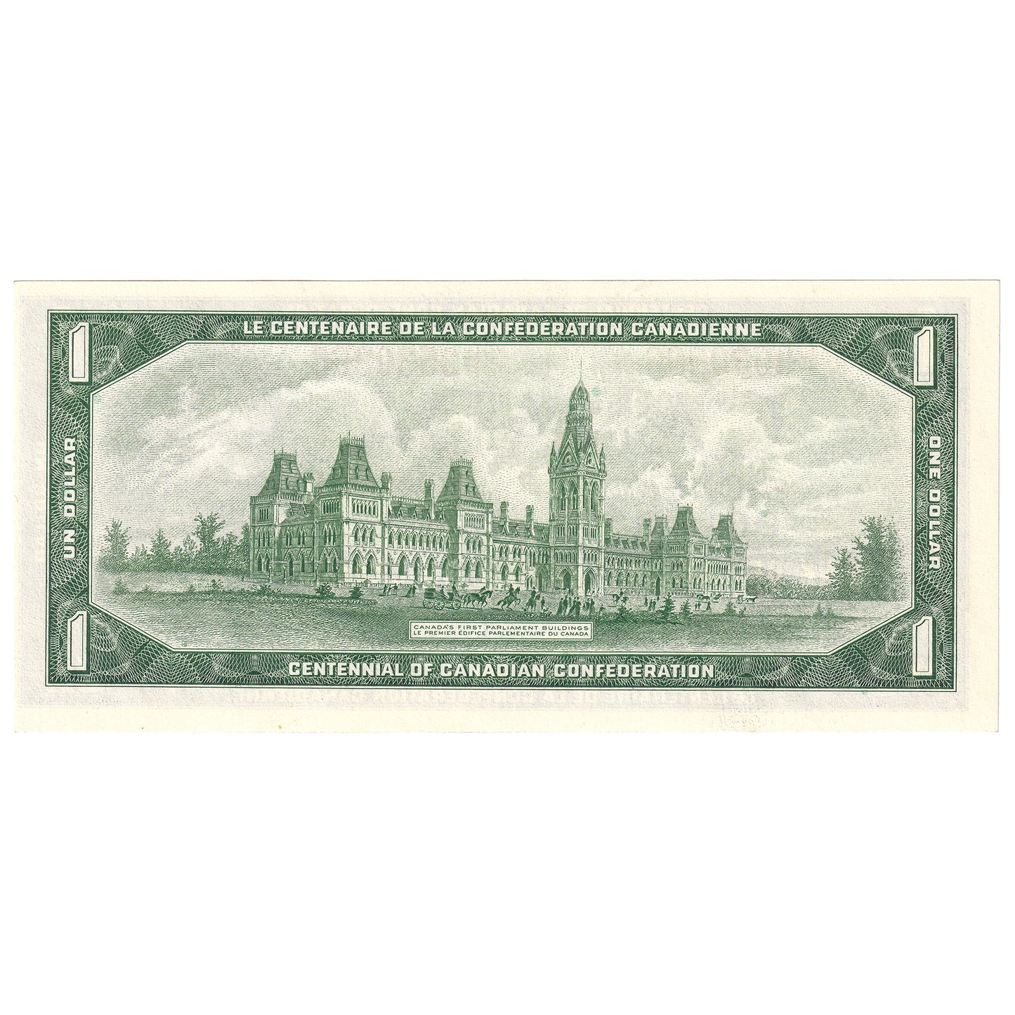 BC-45b-i 1967 Canada $1 Beattie-Rasminksy, L/P, CUNC