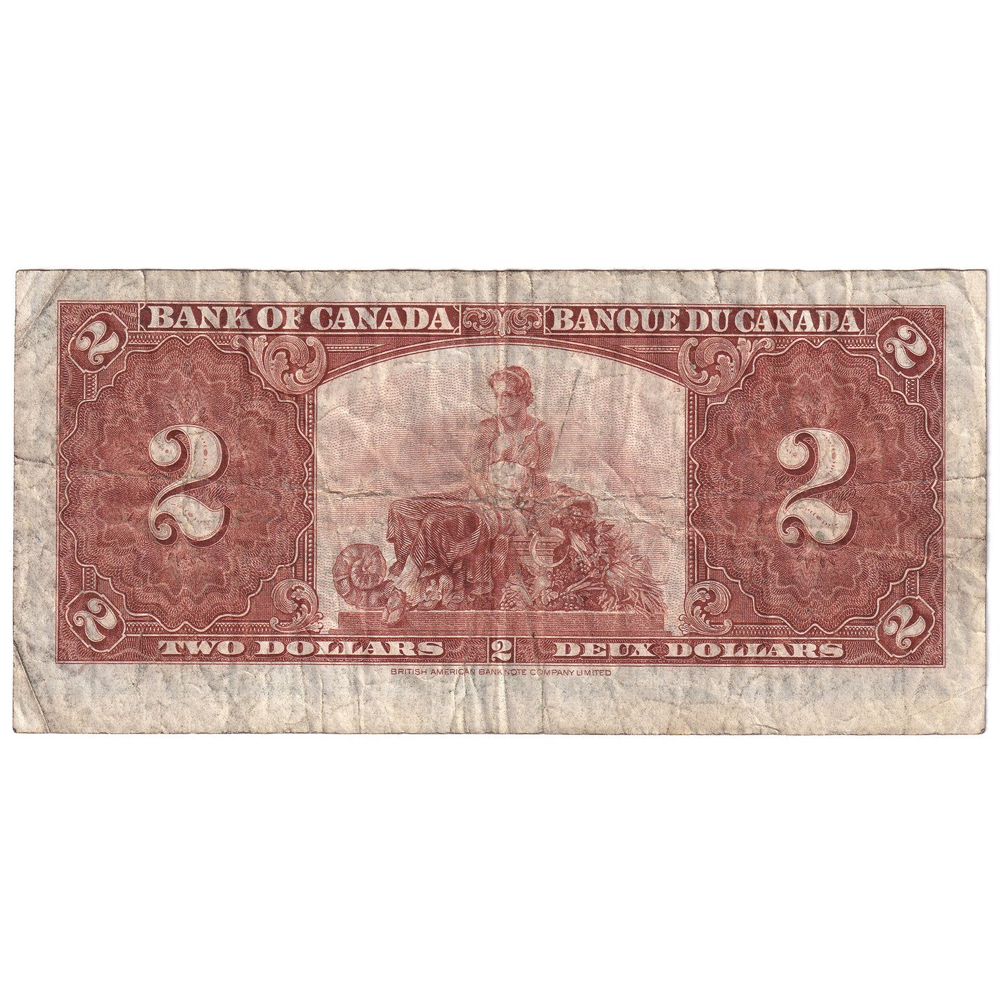 BC-22c 1937 Canada $2 Coyne-Towers, Z/B, F-VF