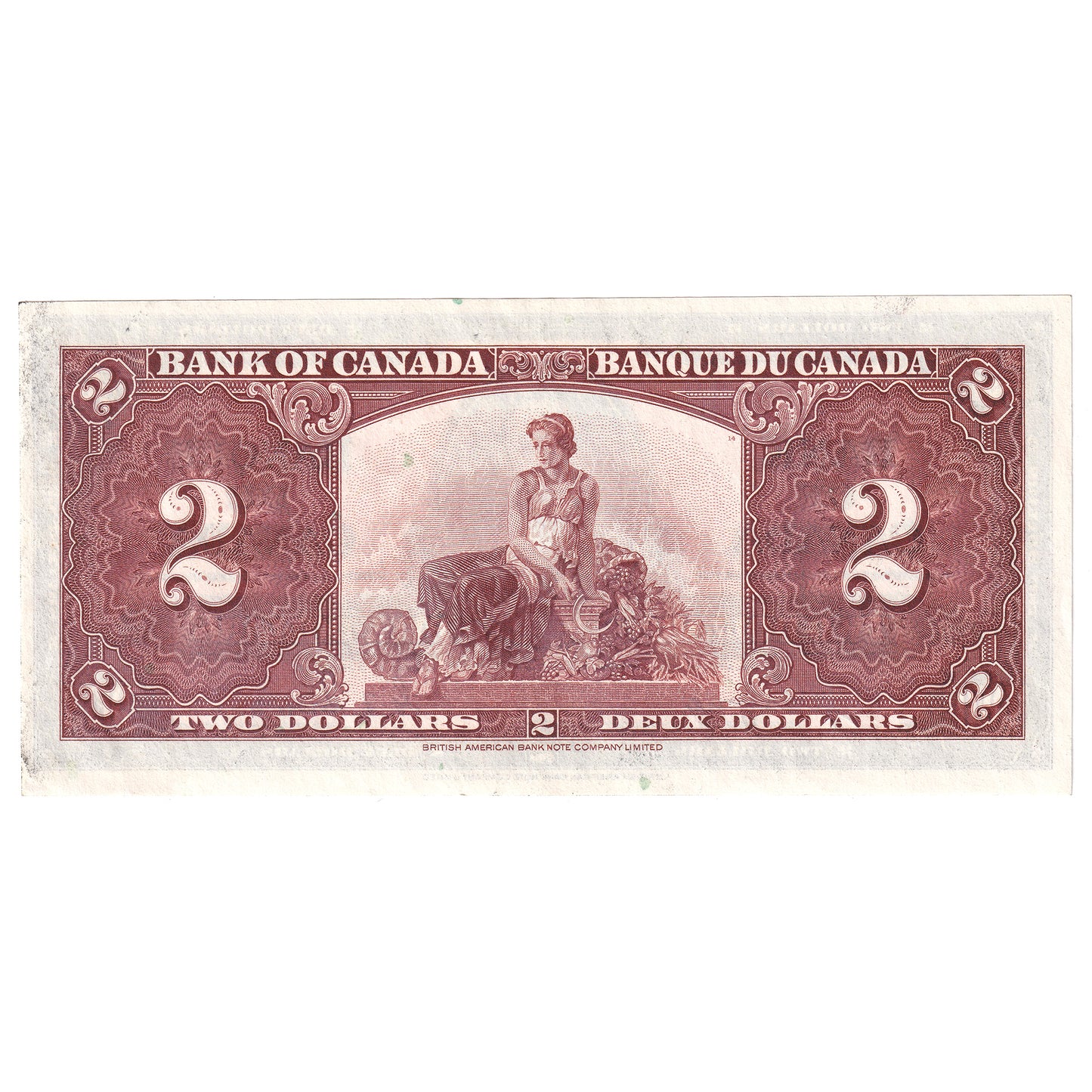 BC-22c 1937 Canada $2 Coyne-Towers, B/R, AU-UNC