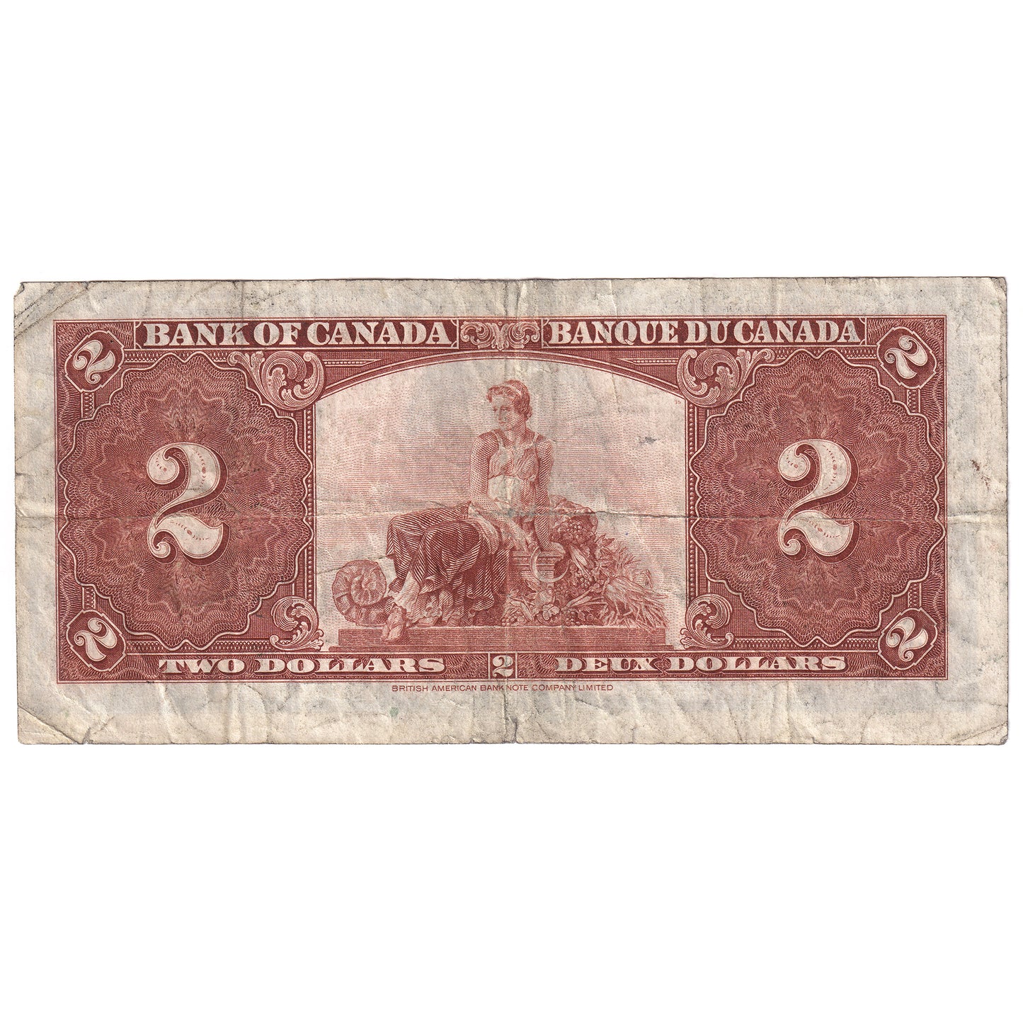 BC-22c 1937 Canada $2 Coyne-Towers, J/R, F