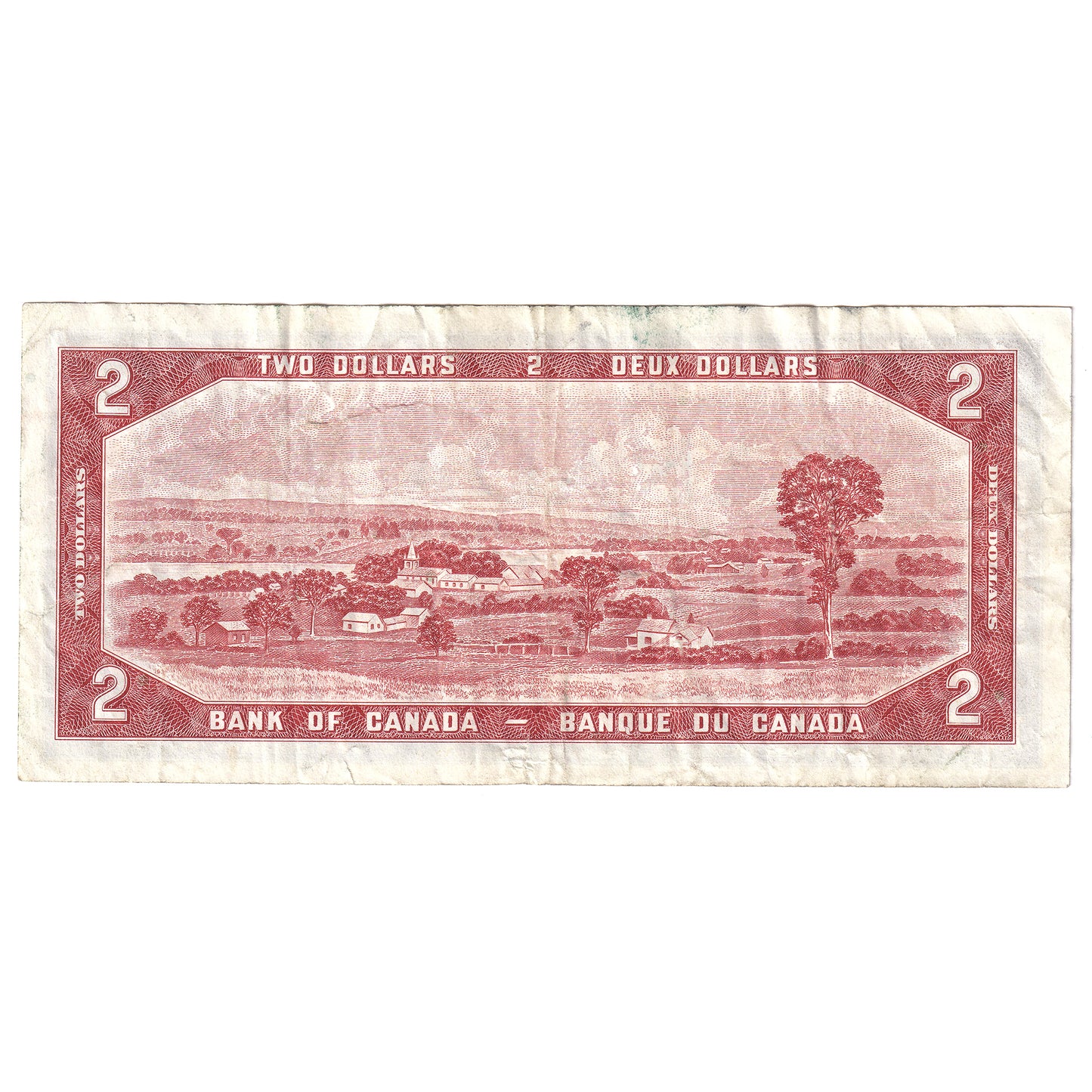 BC-38dT 1954 Canada $2 Lawson-Bouey, Test Note, S/R, Very Fine (VF20)