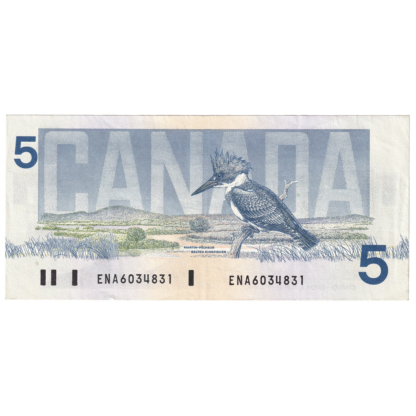 BC-56a 1986 Canada $5 Crow-Bouey, ENA, EF