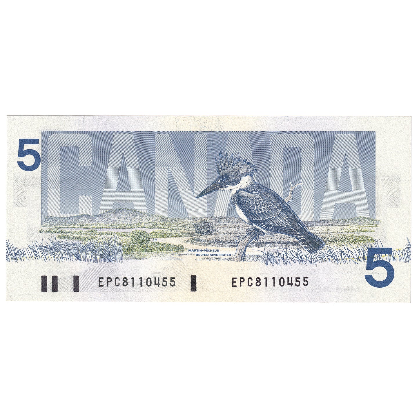 BC-56b 1986 Canada $5 Thiessen-Crow, EPC, AU-UNC