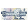 BC-56b 1986 Canada $5 Thiessen-Crow, EPD, AU